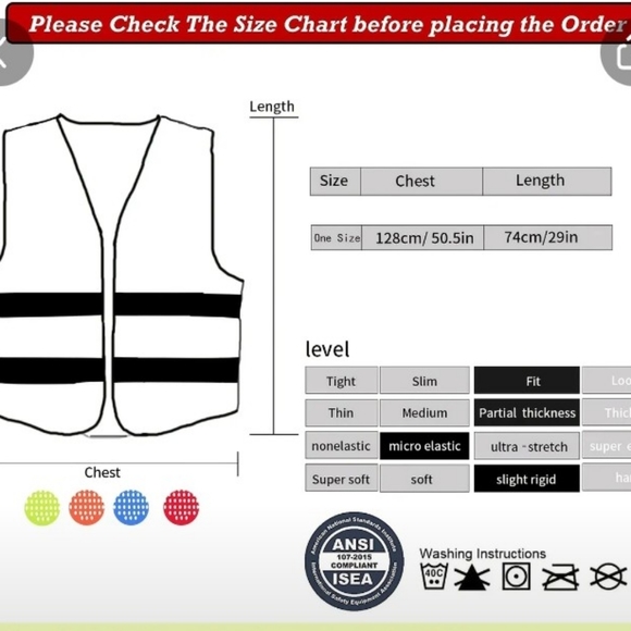 High Visibility Safety Vest (TEMPORARY PRICE) - Picture 2 of 4